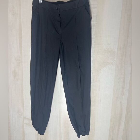Lululemon Warpstreme high rise 7/8 jogger‎ black button front pockets, size 28 - Picture 1 of 15